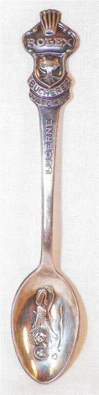 Rolex Watches VintageSouvenir Spoon Bucherer Lucerne Switzerland