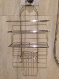 New Shower Caddy Stainless Steel Bathroom Storage Organizer Rack