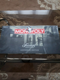 Monopoly Fairmont hotels & resorts centennial edition new