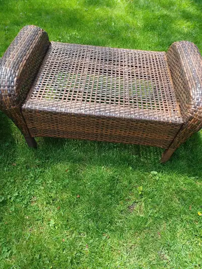 Two Wicker Bench, View more