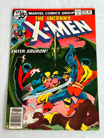 Uncanny X-Men#115 Ka-Zar! Sauron! comic book