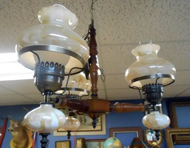 Luminaire Suspendu à 3 Branches Vintage in Indoor Lighting & Fans in Sherbrooke - Image 4