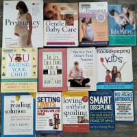 pregnancy, baby care, toddler, parental care and education books