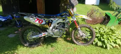 Brand New Suzuki RMZ450. Bike is not broken in yet- bike is new. Includes Pro Stadium suspension ( $...