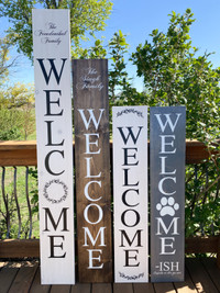 Wooden Welcome Signs