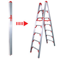 Double folding aluminum ladder as seen on internet