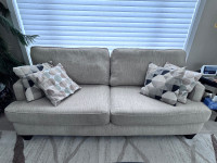 Couch with matching small love seat (Chair and a half)