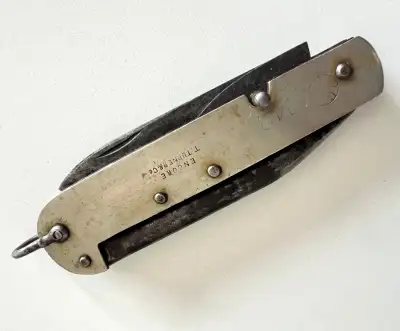 VTG 1918 Thomas Turner Encore trench folding knife Sheffield, View more