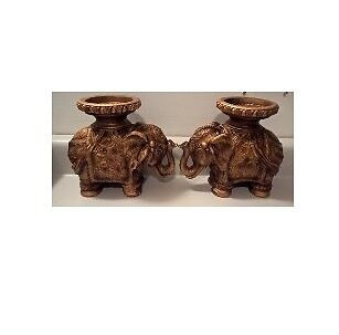 Resin Elephant Candle Holders in Arts & Collectibles in Oshawa / Durham Region - Image 2