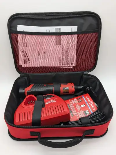 (B4821) Milwaukee M12 Cordless 3/8" Ratchet Kit 2457-21, View more