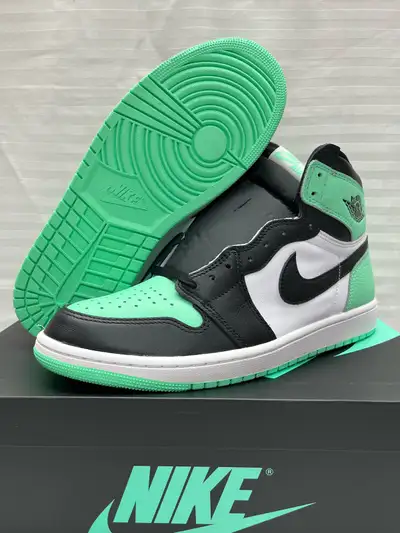 Brand new, with original box & receipt. 100% Authentic Guaranteed!! DS Air Jordan 1 High Green Glow...