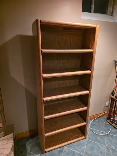 solid wood bookshelf , View more