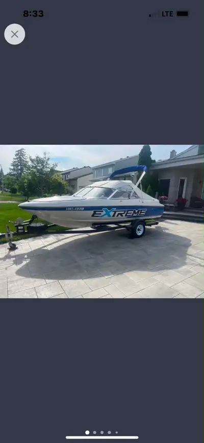 For sale good maintain 17.5 open deck glastron 1996 Engine 3.0 l rebuilt new block manifolds 2024 63...