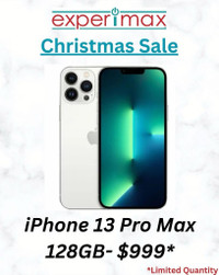 Experimax - iPhone 13 Pro Max 128GB for $999