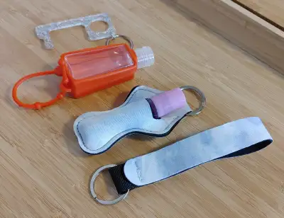 Set of 4 pocket-sized travel essentials. Perfect for walking your dog, hikes, camping, road trips or...