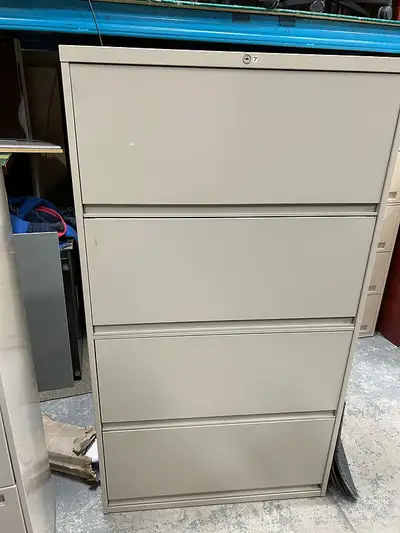 Steelcase 4 Drawer Filing Cabinet!, View more