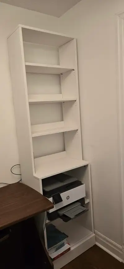 White Bookcase, View more