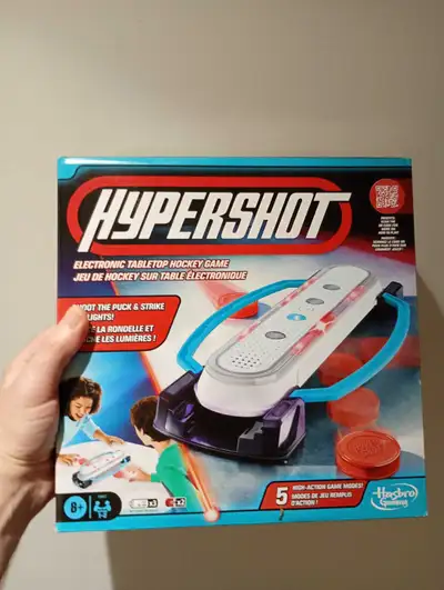 Hypershot Electronic Tabletop Hockey Game | 5 Games in 1 | Music, View more