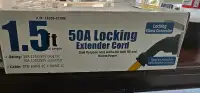 50 amp locking extender cord boat or rv