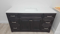 Wholesale price Bathroom Cabinets With top, Side and Back Splash