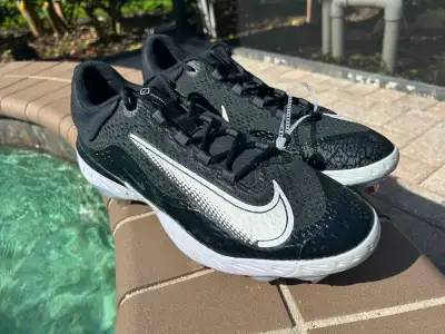 A new pair of Nike Men's Alpha Huarache Elite 4 Low Metal Baseball Cleats Size 15 without tags or a...