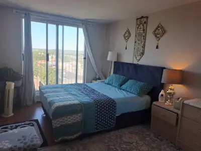 One bedroom apartment bright,cozy and airy, fully furnished with Queen size and single bed and Sofas...