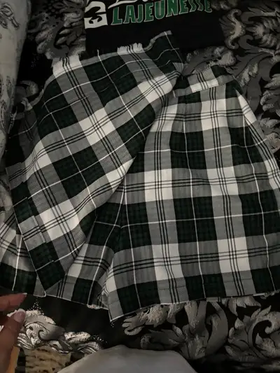 Lajeunesse uniform Skort - size 10 - shortened as my daughter is 5’ - $10 Sweaters - I have two size...