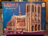 Excellent Condtion Puzz-3D Wrebbit Puzzle - Notre Dame Cathedral