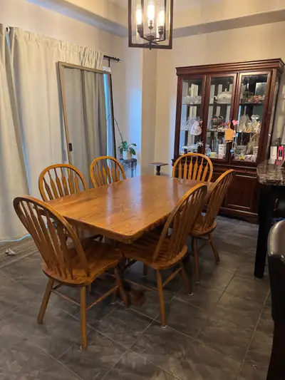 Oak Kitchen table set, View more