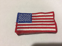 3NEW USA AMERICAN FLAG embroidered iron on patch BADGE 7.5X4.5CM