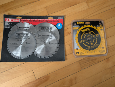 New 7 1/4 Circular Saw Blades, View more