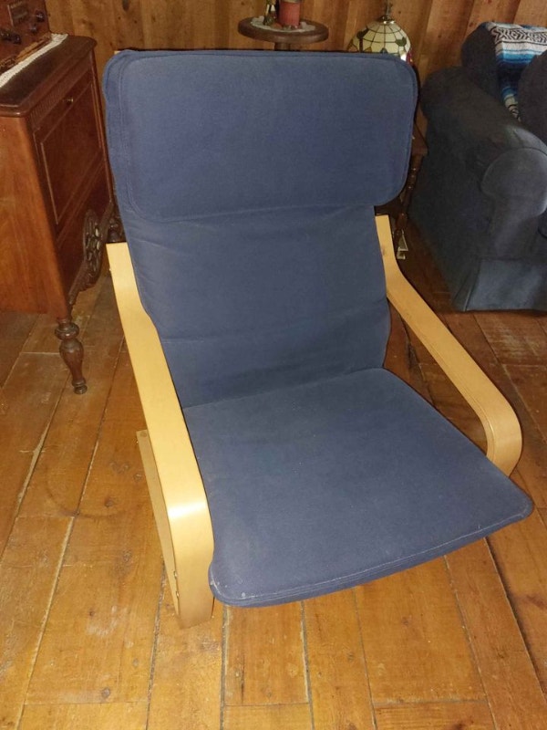 Chaise ikea Poang bleu Chaises, Fauteuils inclinables Ville de