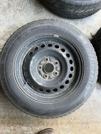 Winter Tires Uniroyal with Rims 205-65R15 $200