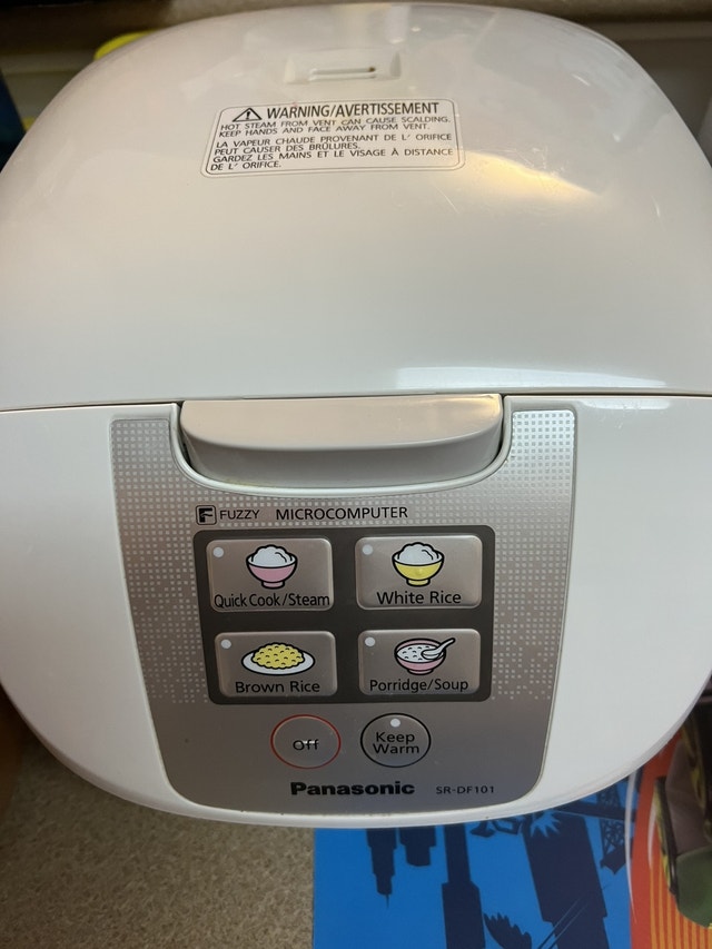 Panasonic Rice Cooker 5.5 cup rice(before coking) Microwaves