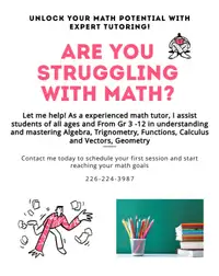 Gr 3-12/College/University Math at affordable rates