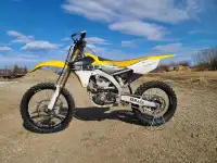 2016 YZ 250F with ice tires