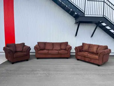 Collier Sofa, Loveseat and Chair Set - FREE DELIVERY, View more
