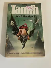 Tanith by Jack D Shackleford Vintage 1977 Gothic Occult Horror N