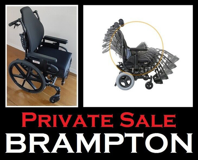 TILT WHEELCHAIR, SUNRISE MEDICAL Valued at $3200 - No Footrests in Health & Special Needs in Mississauga / Peel Region