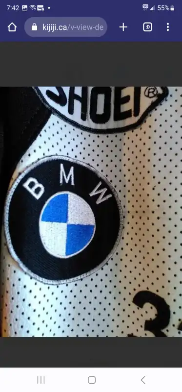 BMW RACE REPLICA MOTORCYCLE LEATHER JACKET SIZE LARGE in Other in Windsor Region - Image 10