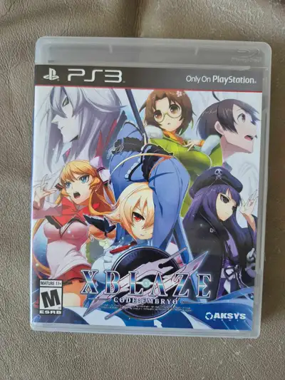Xblaze code: embryo (ps3), View more