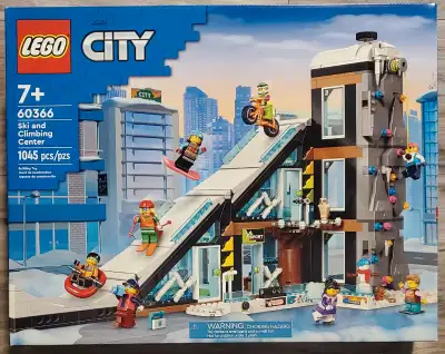 Sealed. Brand New In Original Box. LEGO City 60366 Ski and Climbing Center Check my profile for more...