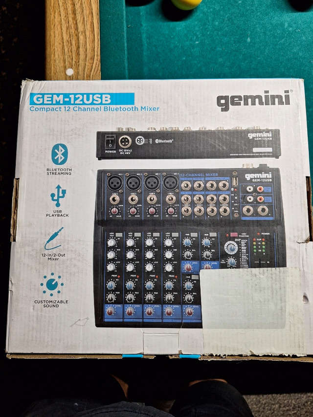New gemini 12 channel mixer in Performance & DJ Equipment in Edmonton - Image 4