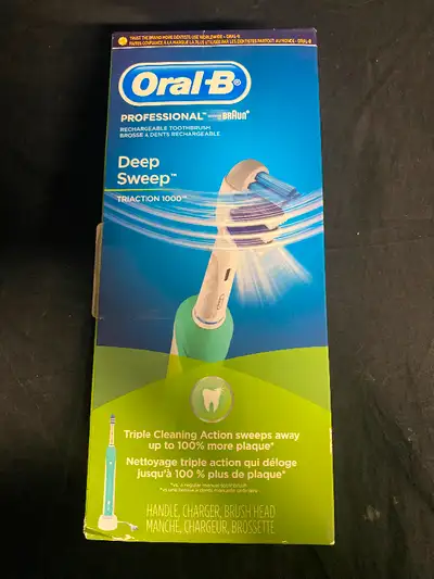 I am selling this Brand New Oral B Deep Sweep Electric Toothbrush. It has obviously never been opene...