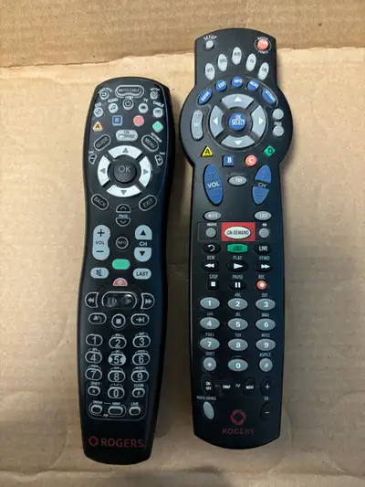 Rogers television remotes, View more