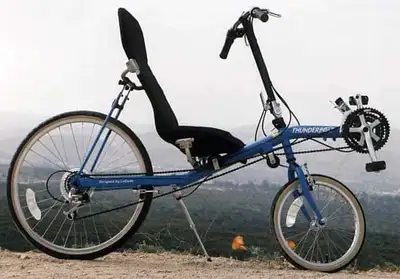 LIGHTNING THUNDERBOLT RECUMBENT ROAD BICYCLE, View more