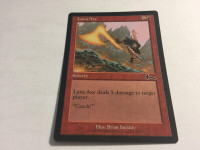 1999 LAVA AXE #84 1999 Magic The Gathering Urza's Legacy UNPLYD