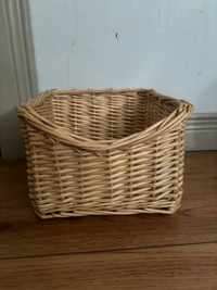 Wicker basket, good condition.