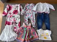 Baby girl 36 brand name items age 3-24m