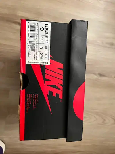 2018 - AIR JORDAN 1 RETRO - COURT PURPLE (NEW), View more